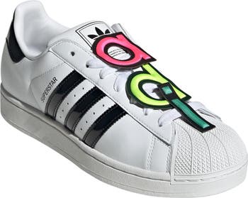 靴 adidas big logo sneaker jeremy scott adidas x Jeremy Scott Gender Inclusive Superstar II Sneaker