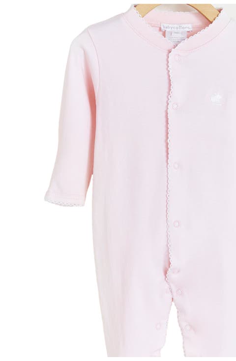 Premium Peruvian Pima Cotton Logo Footie for Infant