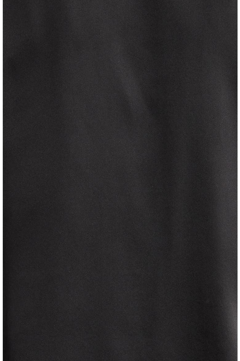 Washable Matte Silk Pajamas, Alternate, color, BLACK