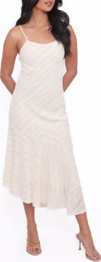 Petal & Pup Aileen Tonal Stripe Midi Dress