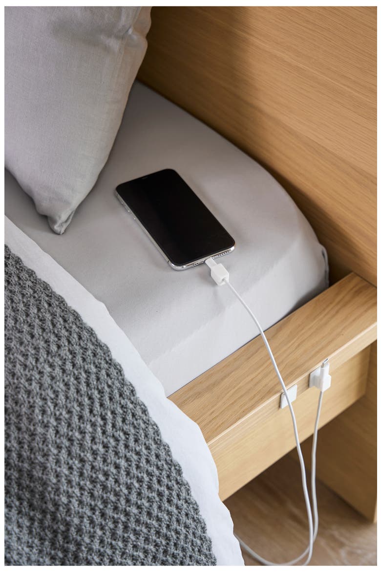 Magnetic Cable Holders, Alternate, color, WHITE