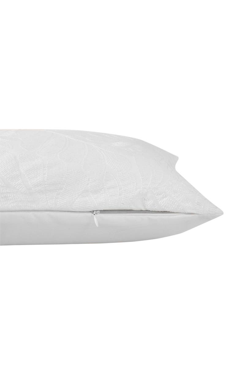 Tommy Bahama Island Estate Embroidered Leaf Throw Pillow, Alternate, color, White