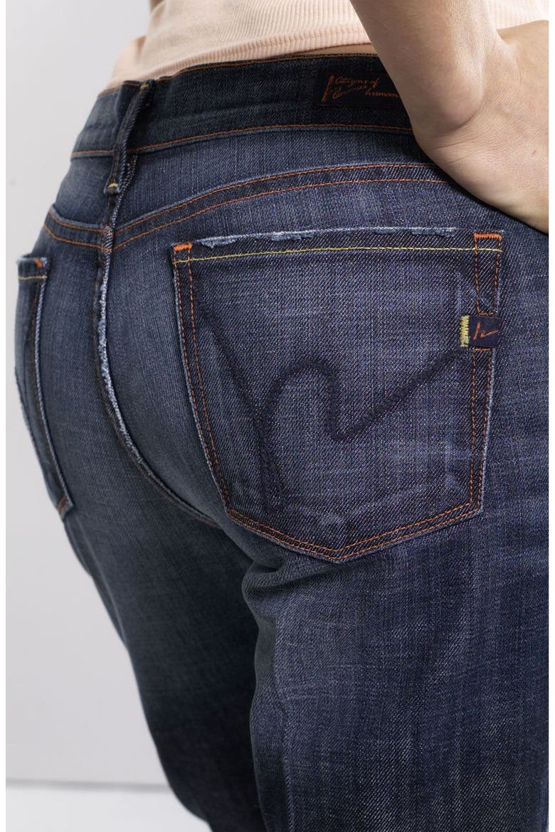 'Ingrid' Stretch Jeans, Alternate, color, PACIFIC