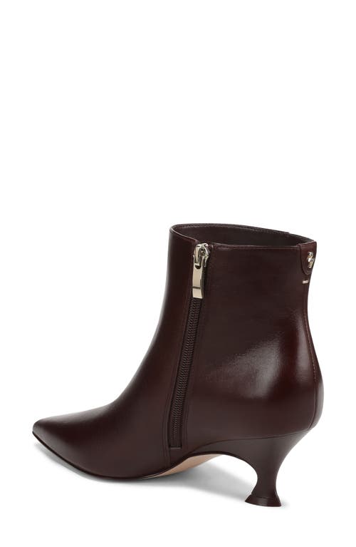 27 Edit Naturalizer Patrese Pointed Toe Kitten Heel Bootie In Burgundy