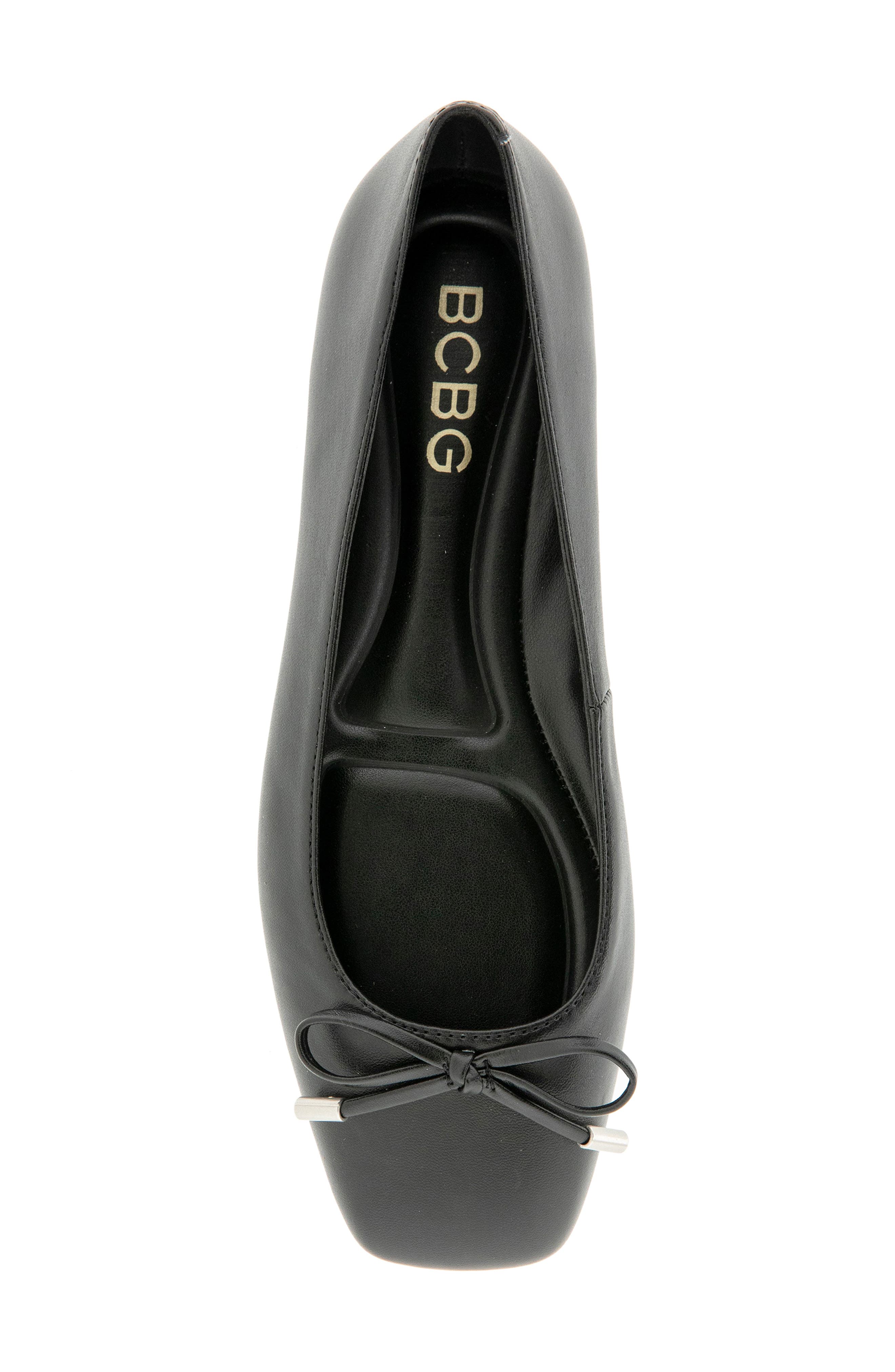 Hartly Bow Ballet Flat, Alternate, color, BLACK