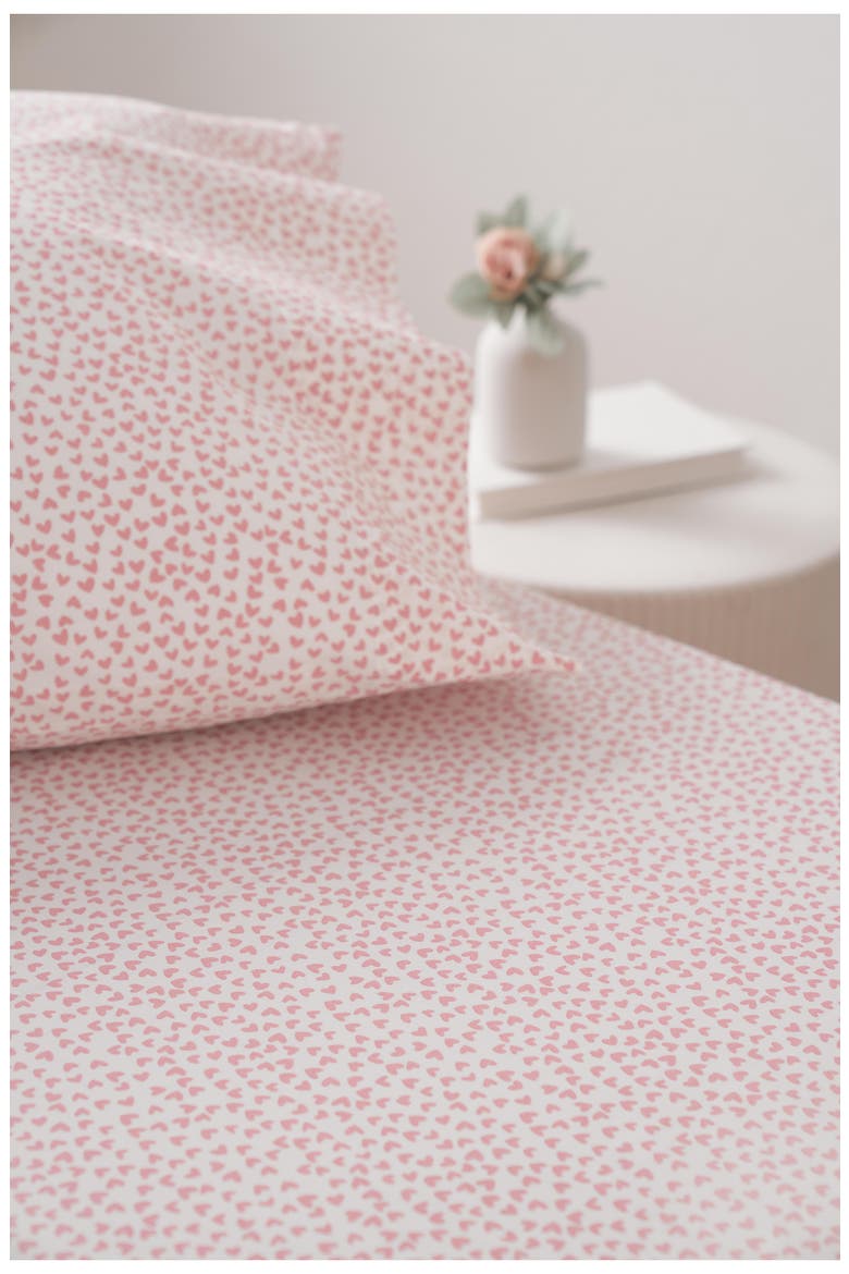 Signature Collection Sweethearts Sheet Set, Alternate, color, PINK