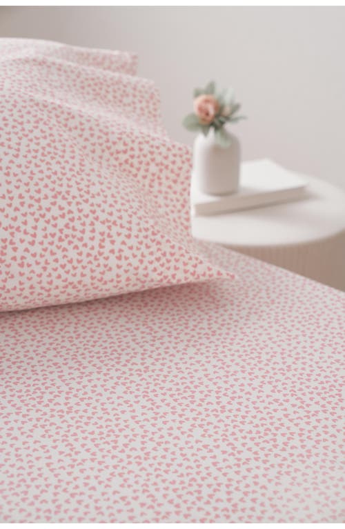 Petite Plume Signature Collection Sweethearts Sheet Set In Pink