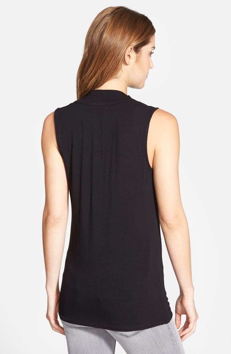 Halogen<sup>®</sup> Sleeveless Drape Neck Top, Alternate, color,