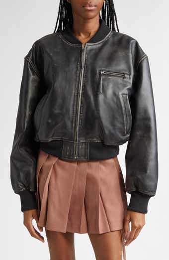 Acne Studios Shiny Bomber Jacket | Nordstrom Acne Studios Shiny Bomber Jacket | Nordstrom