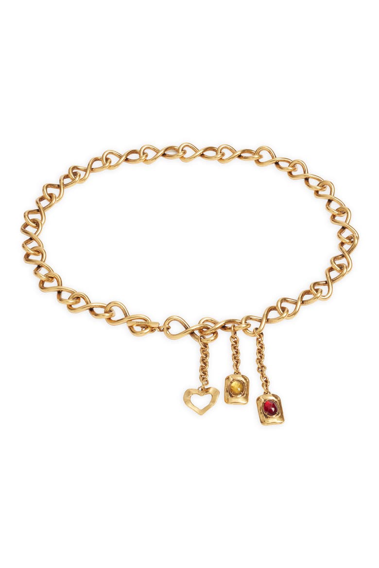 Charm Chain Belt, Main, color, LIGHT BRONZE