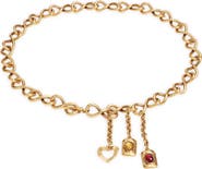 Saint Laurent Charm Chain Belt