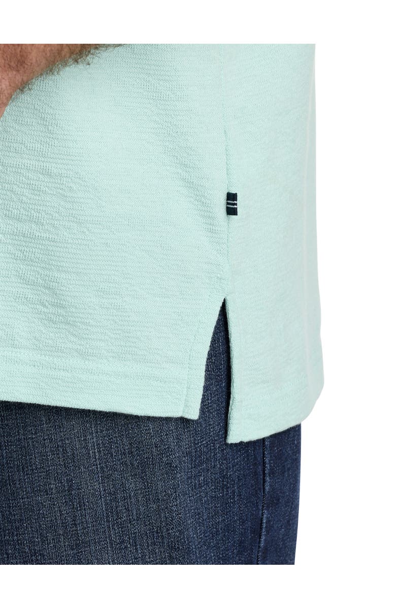 Nautica Big & Tall Contrast-Tipped Polo Shirt, Alternate, color, Sea Water Blue