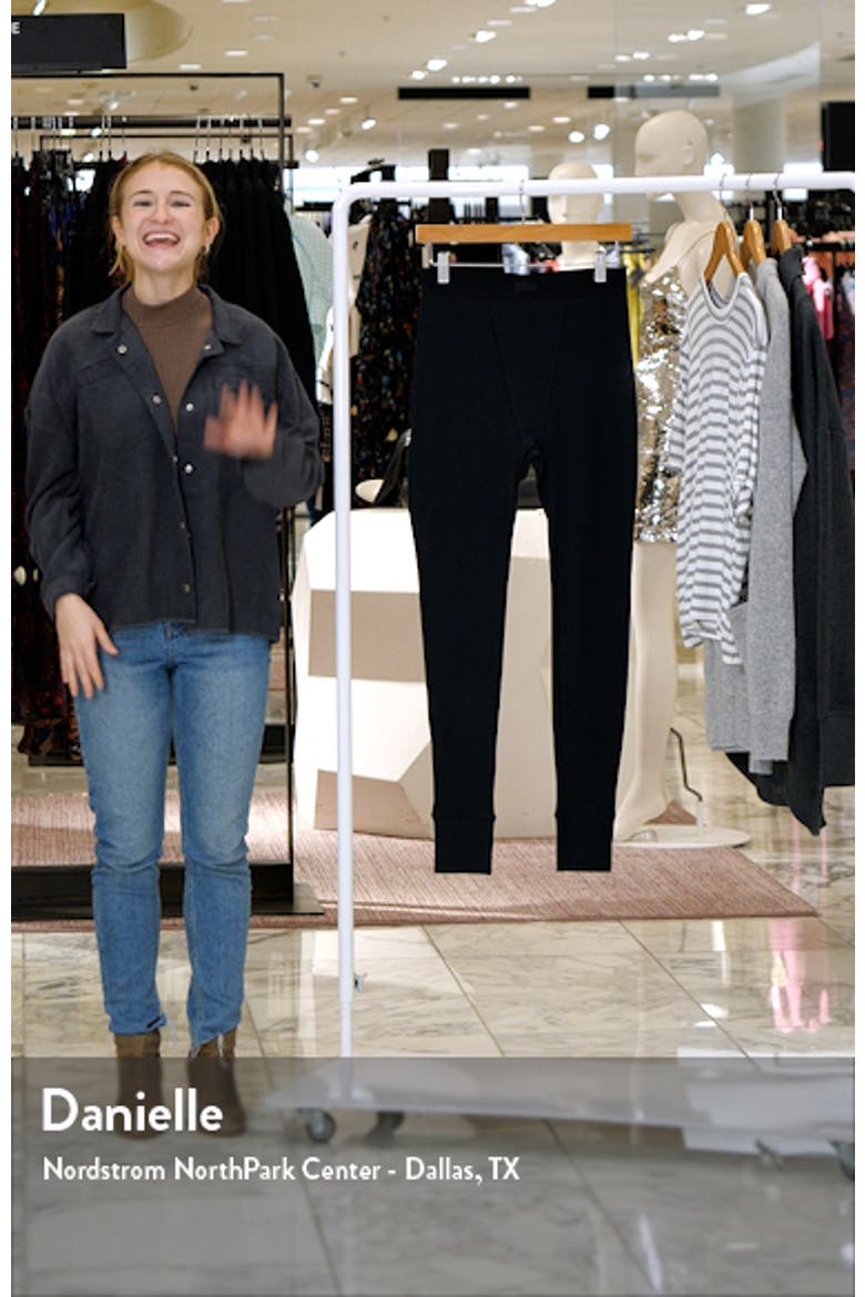 Stretch Cotton Rib Leggings video