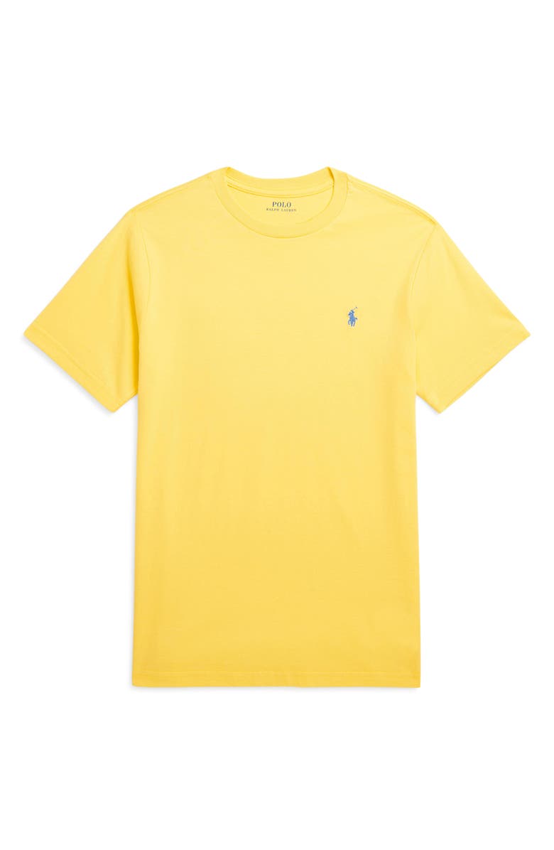 Polo Ralph Lauren Kids' Solid Cotton Crewneck T-Shirt, Main, color, 