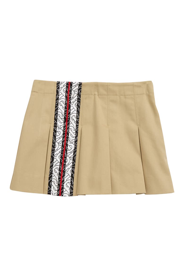 Georgia Pleated Skirt, Main, color, HONEY