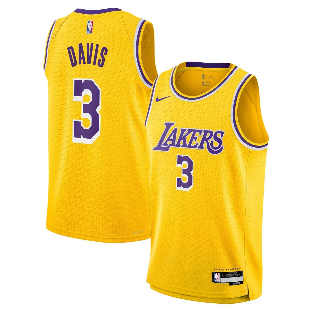 los angeles lakers nike icon swingman jersey
