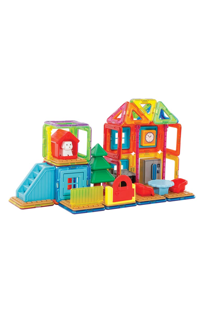 Magformers Milo's Mansion 33-Piece Magnetic Construction Set, Alternate, color,