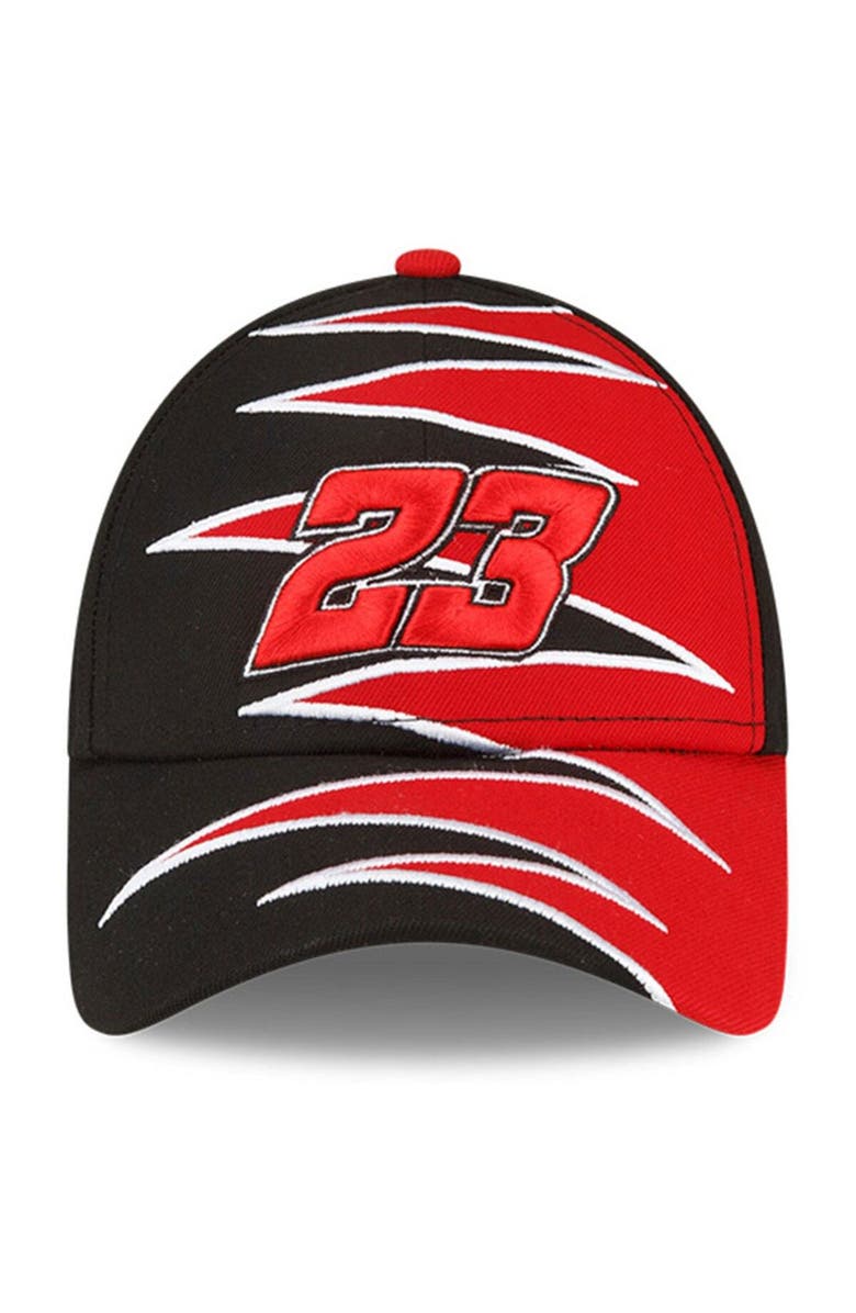 New Era Men's New Era Red/Black Bubba Wallace 9FORTY Zig Zag Snapback Adjustable Hat, Alternate, color, 