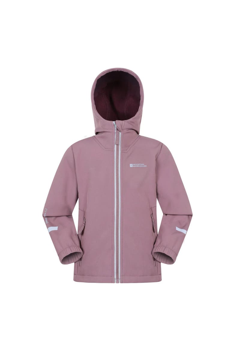 Childrens/Kids Huxley Reflective Soft Shell Jacket, Main, color, Dusky Purple