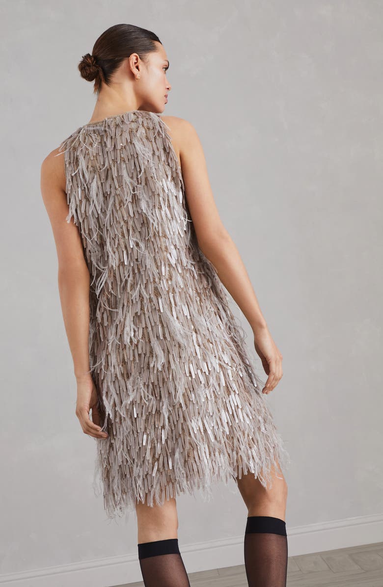 Brunello Cucinelli Dazzling Embroidery dress, Alternate, color,