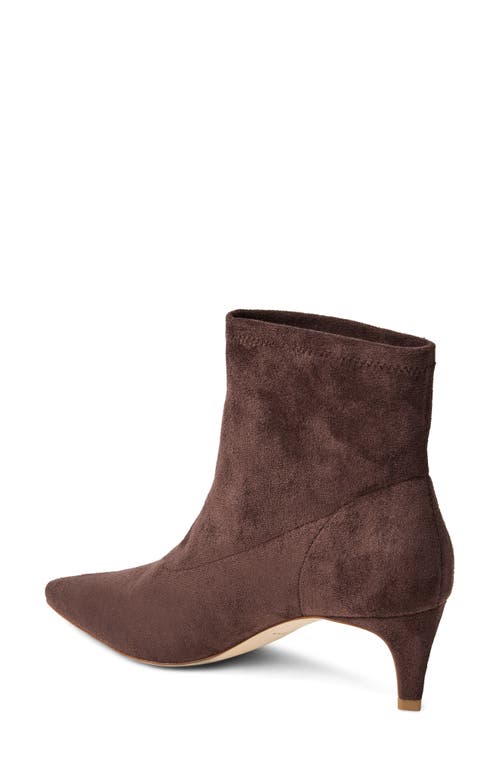 Jack Rogers Charleston Stretch Pointed Toe Bootie In Brown