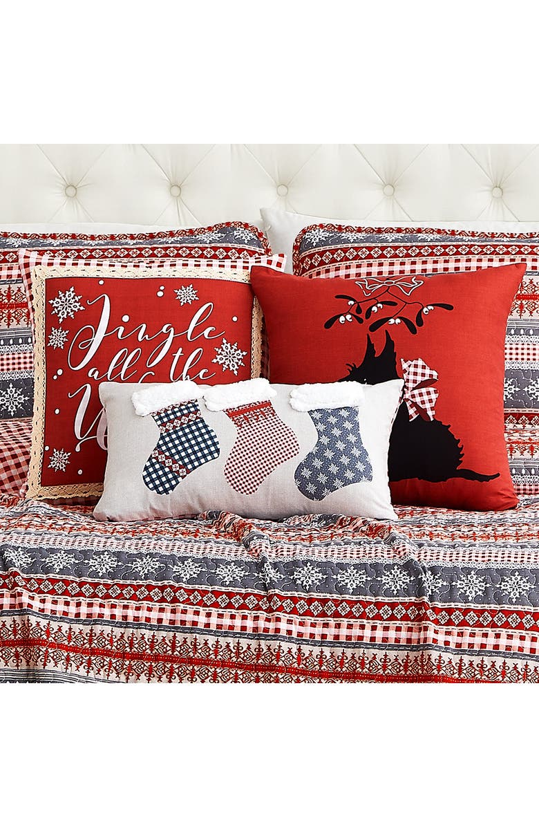 SOUTHSHORE FINE LINENS Cozy Cottage Quilt Set, Alternate, color, 