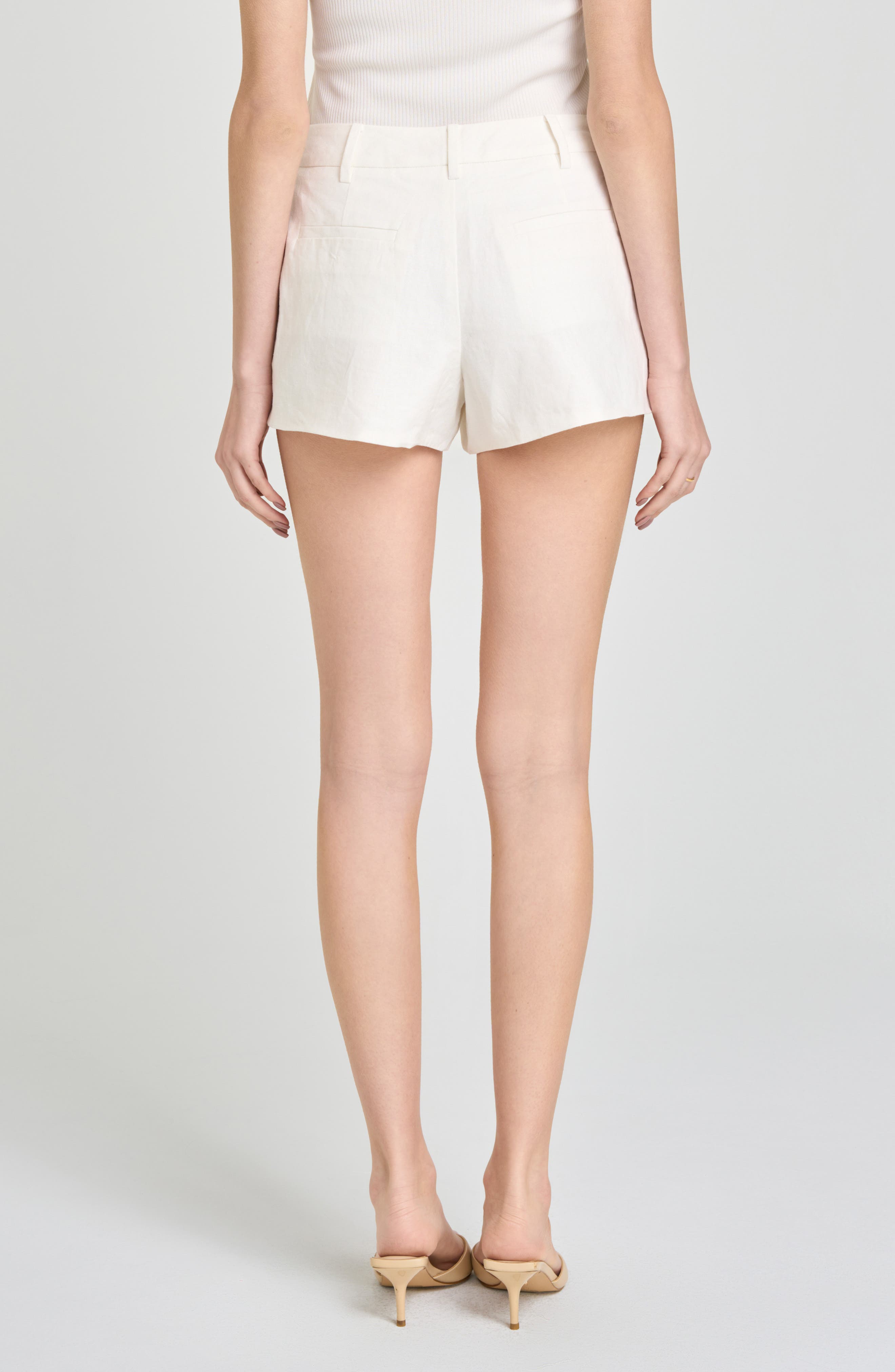 Paloma Linen Blend Shorts - image 4