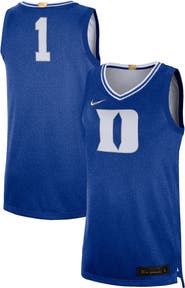 Nike Men's Nike #1 Royal Duke Blue Devils 100th Anniversary Rivalry Limited Basketball Jersey