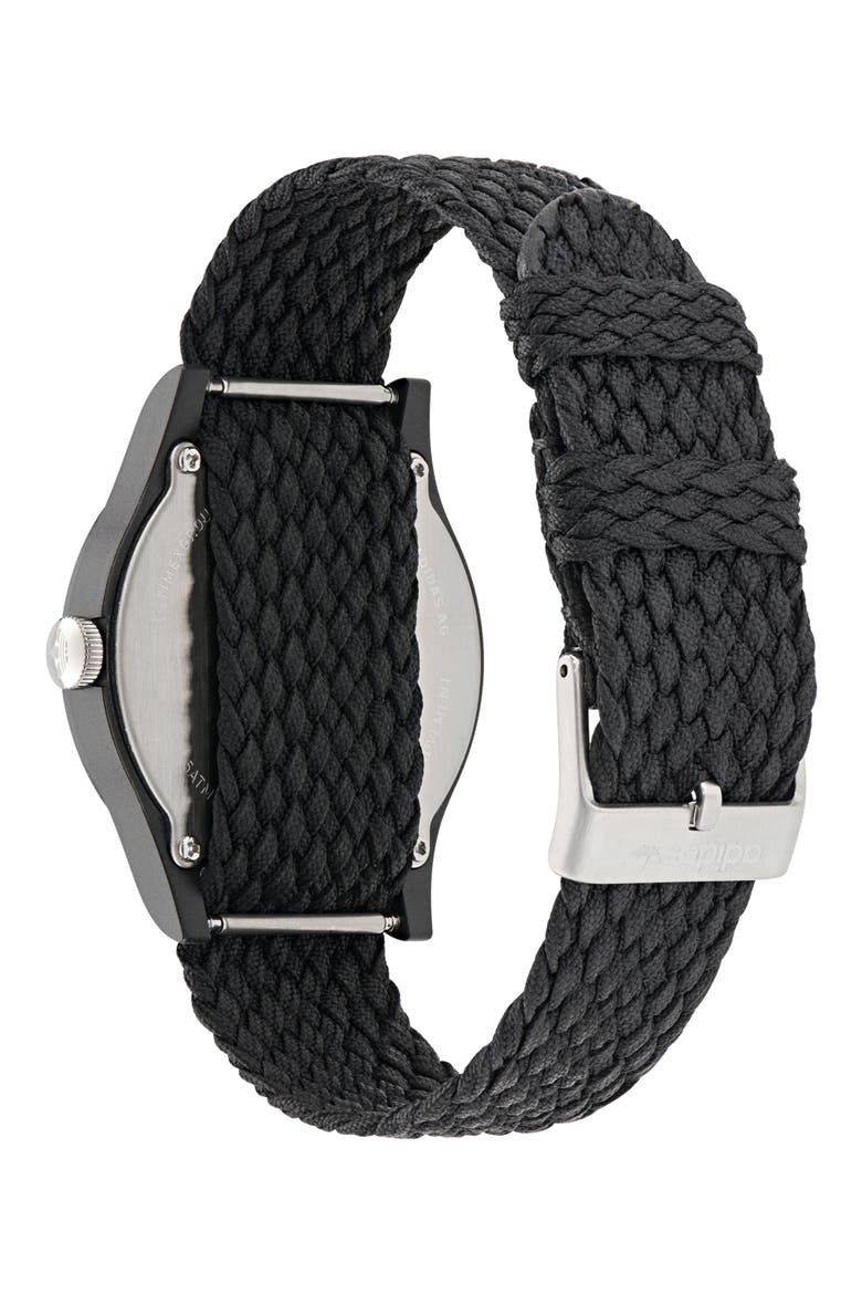 AO Style Black Basketball Dial Webbing Strap Watch, 39mm, Alternate, color, BLACK