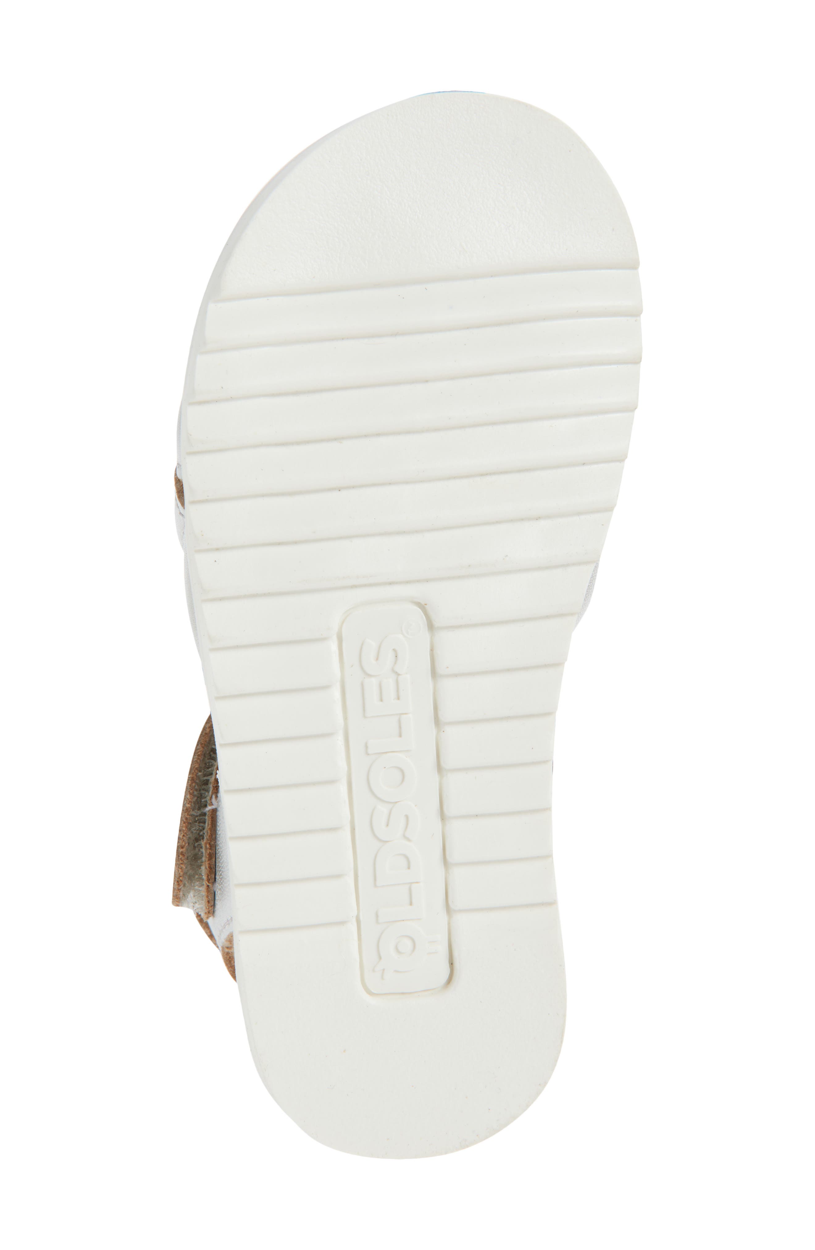 OLD SOLES Kids' 7043 Puff Pop Sandal, Alternate, color, Silver / Snow