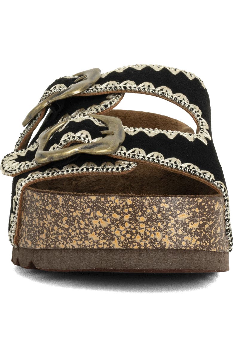SHUSHOP Keya Slide Sandal, Alternate, color, Black
