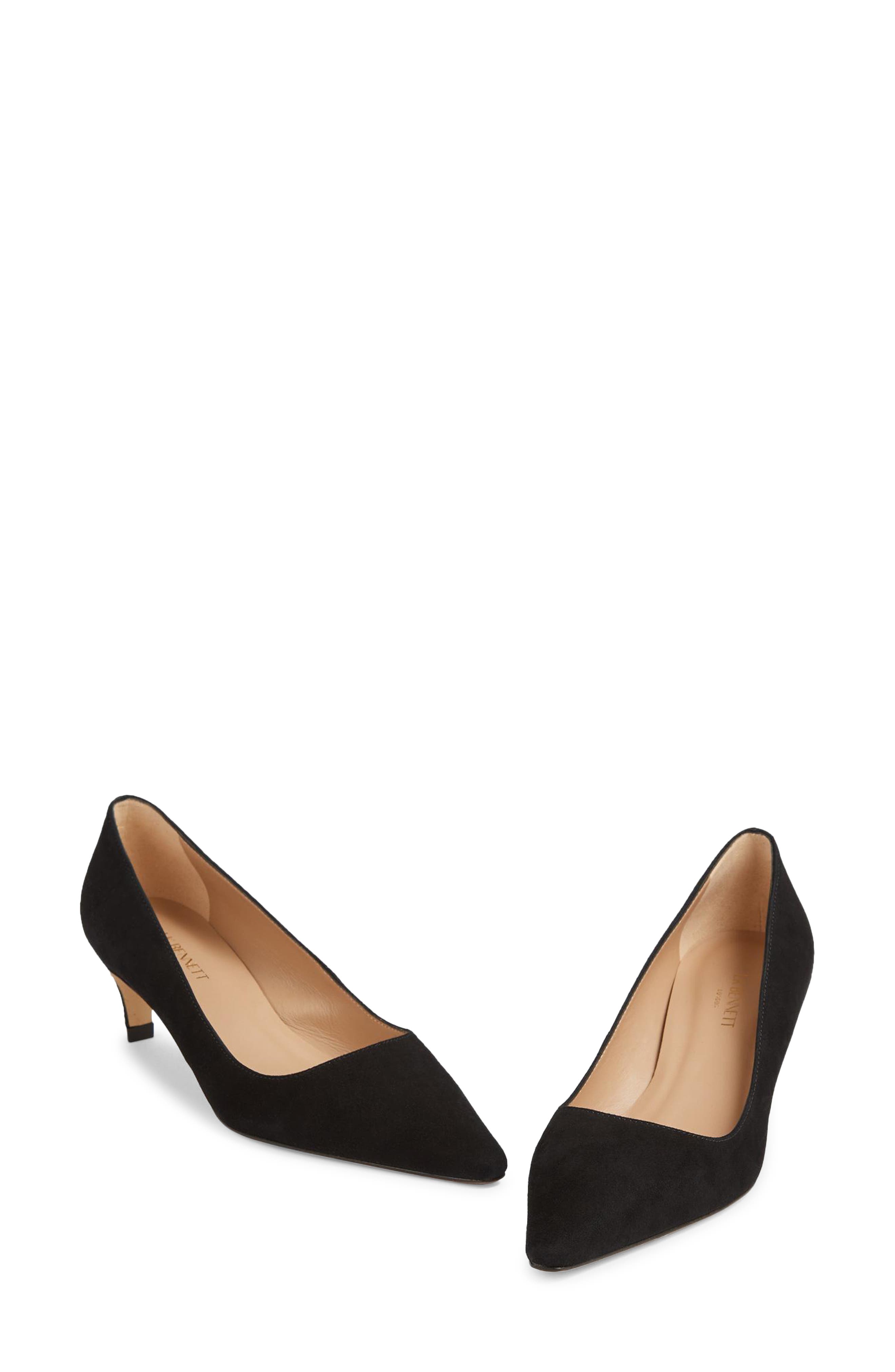LK Bennett Ava Pointed Toe Kitten Heel Pump, Alternate, color, 