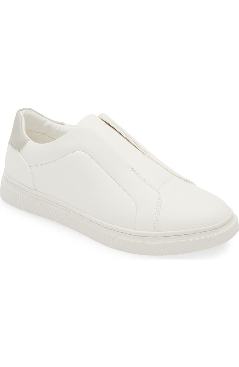 NORDSTROM RACK Wyatt Slip-On Sneaker, Main, color, White- Grey