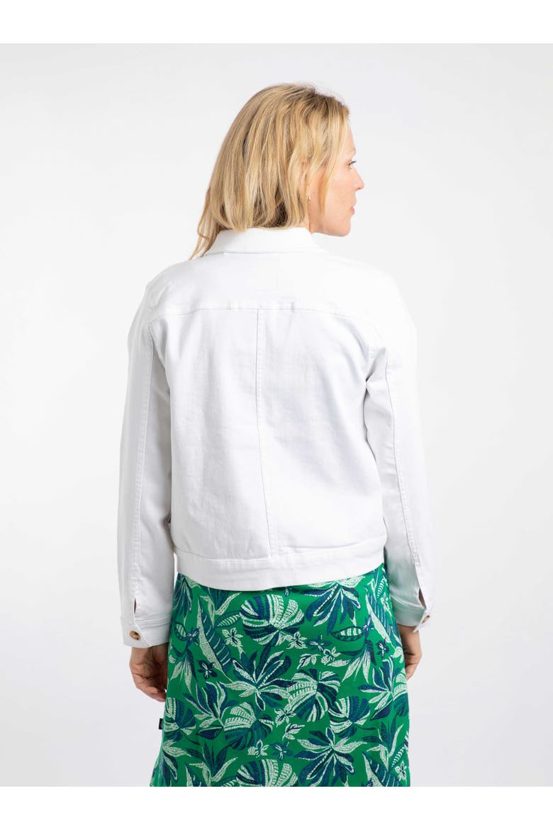 Rosanna Canvas Jacket, Alternate, color, White