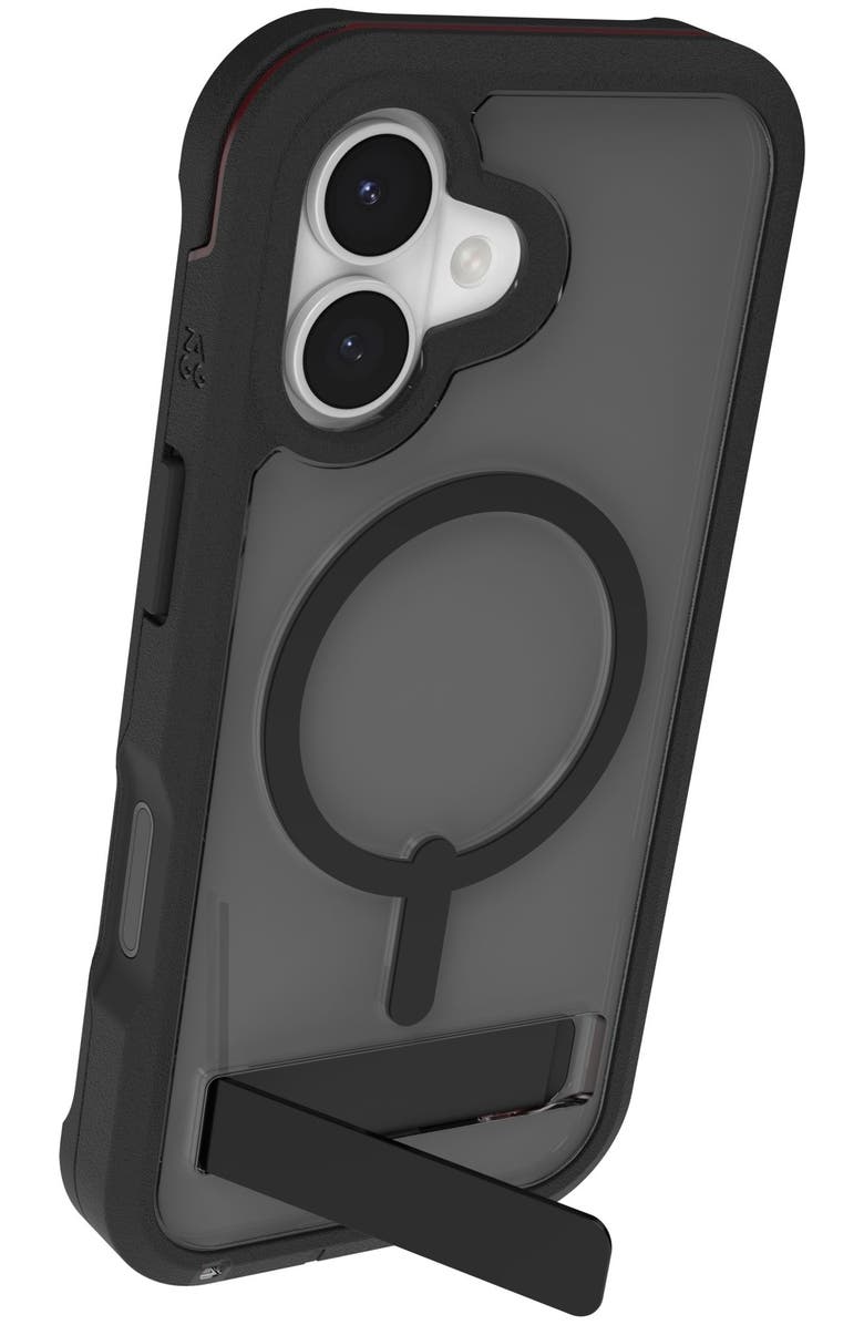 ZAGG Rainier Snap MagSafe Case with Kickstand, Alternate, color, Black