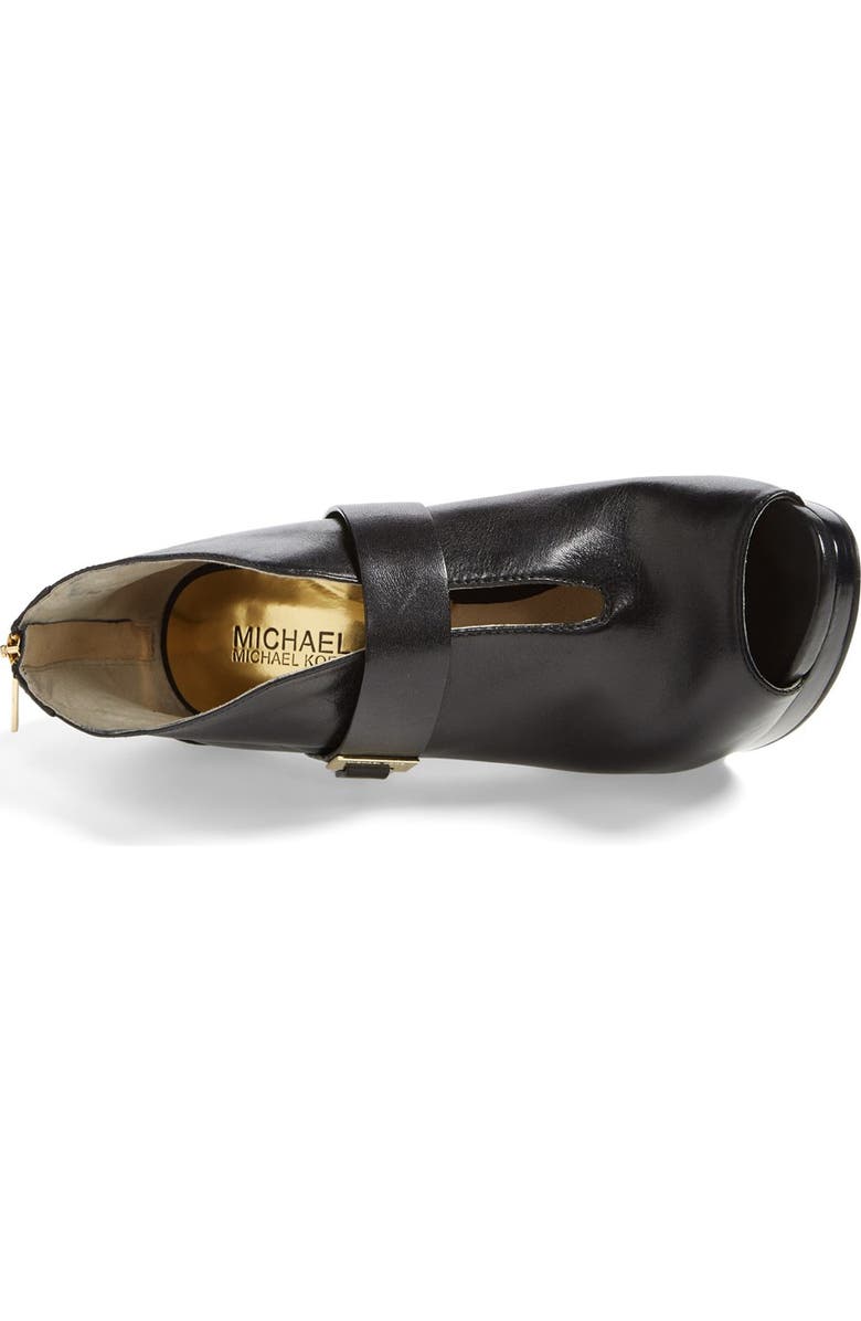 MICHAEL Michael Kors 'Guiliana' Peep Toe Bootie, Alternate, color,