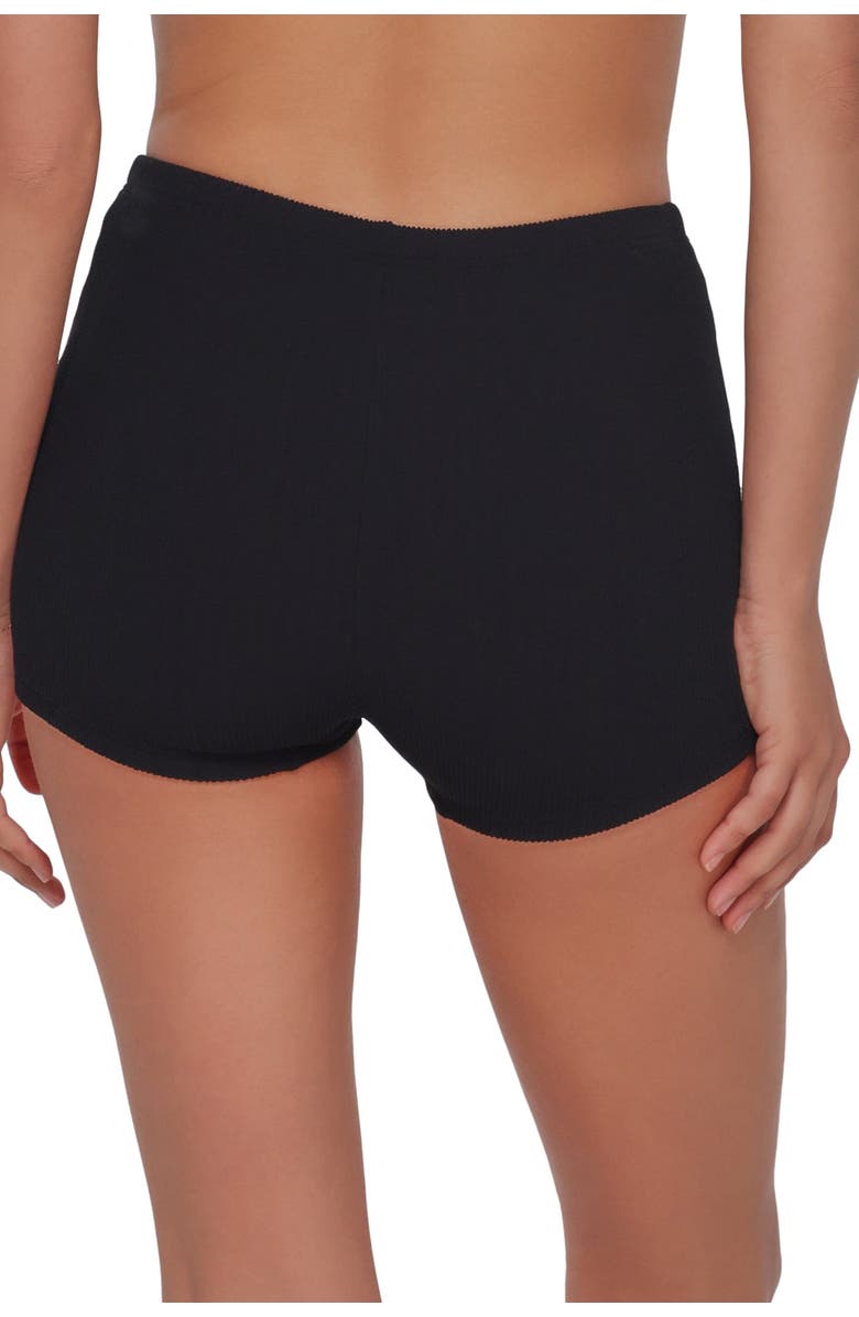 Pacifica by Sunsets Ayden Boyshort Bottoms, Alternate, color, Black Pacifica Rib