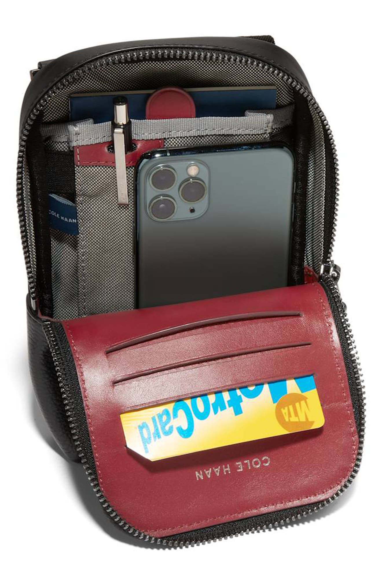 Cole Haan Triboro Essentials Leather Crossbody, Alternate, color, 