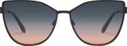 QUAY 55mm In Pursuit Cat Eye Sunglasses