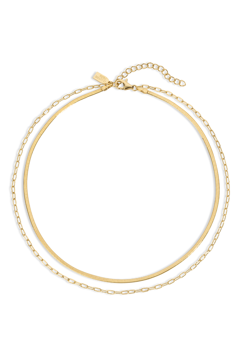 2 Chains Double Necklace