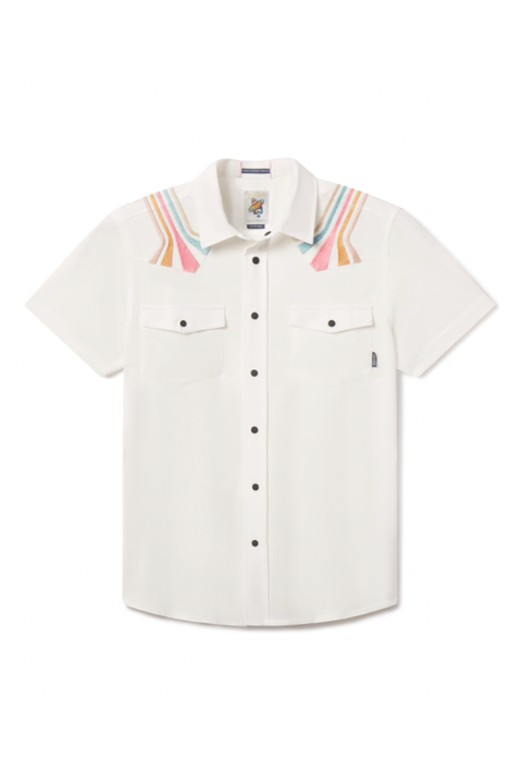 Retro Rays - Dissident Western Front Snap Button Up