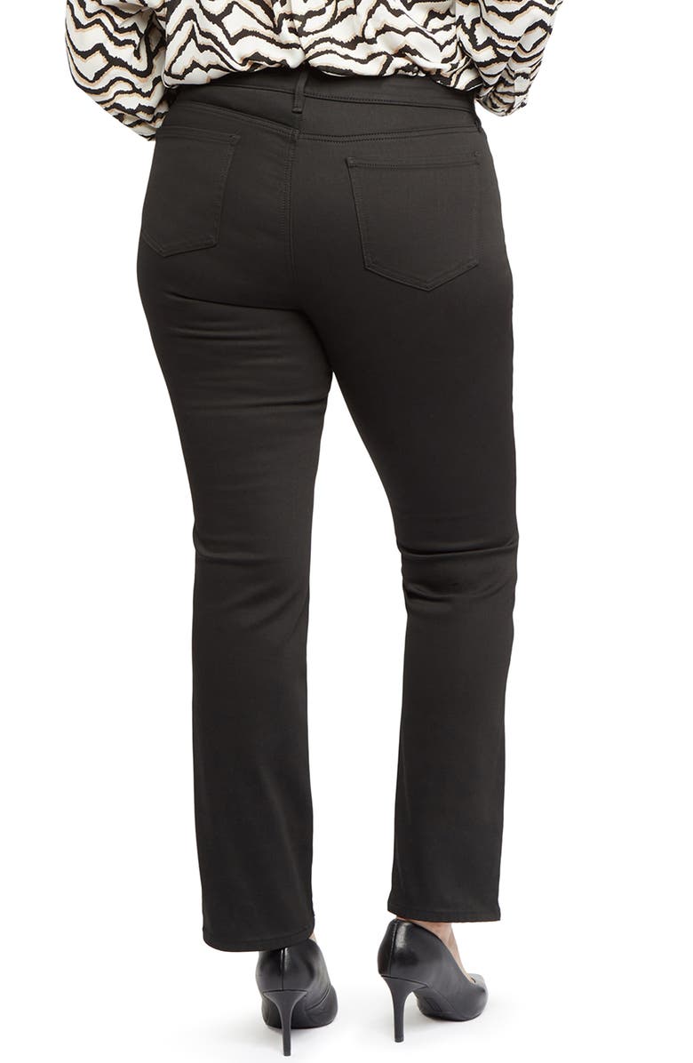 NYDJ Sheri Slim Pants, Alternate, color, Black Rinse