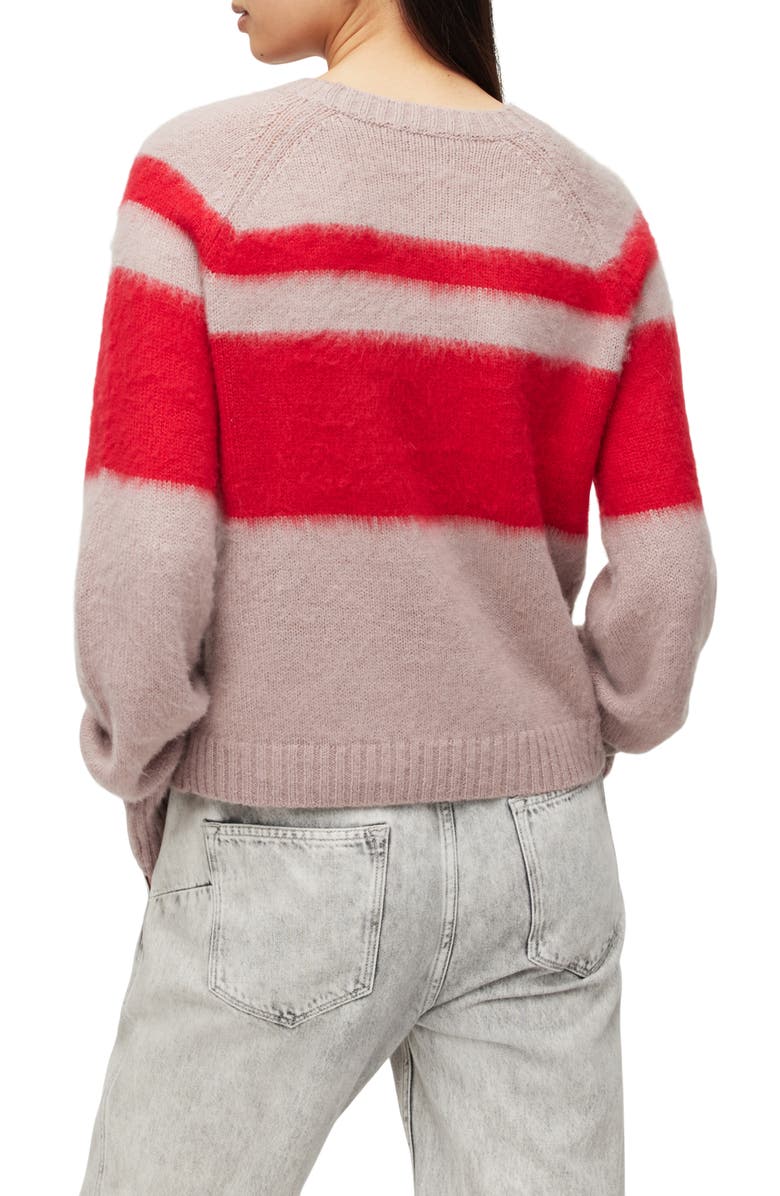 AllSaints Lana Stripe Jumper Sweater, Alternate, color, 