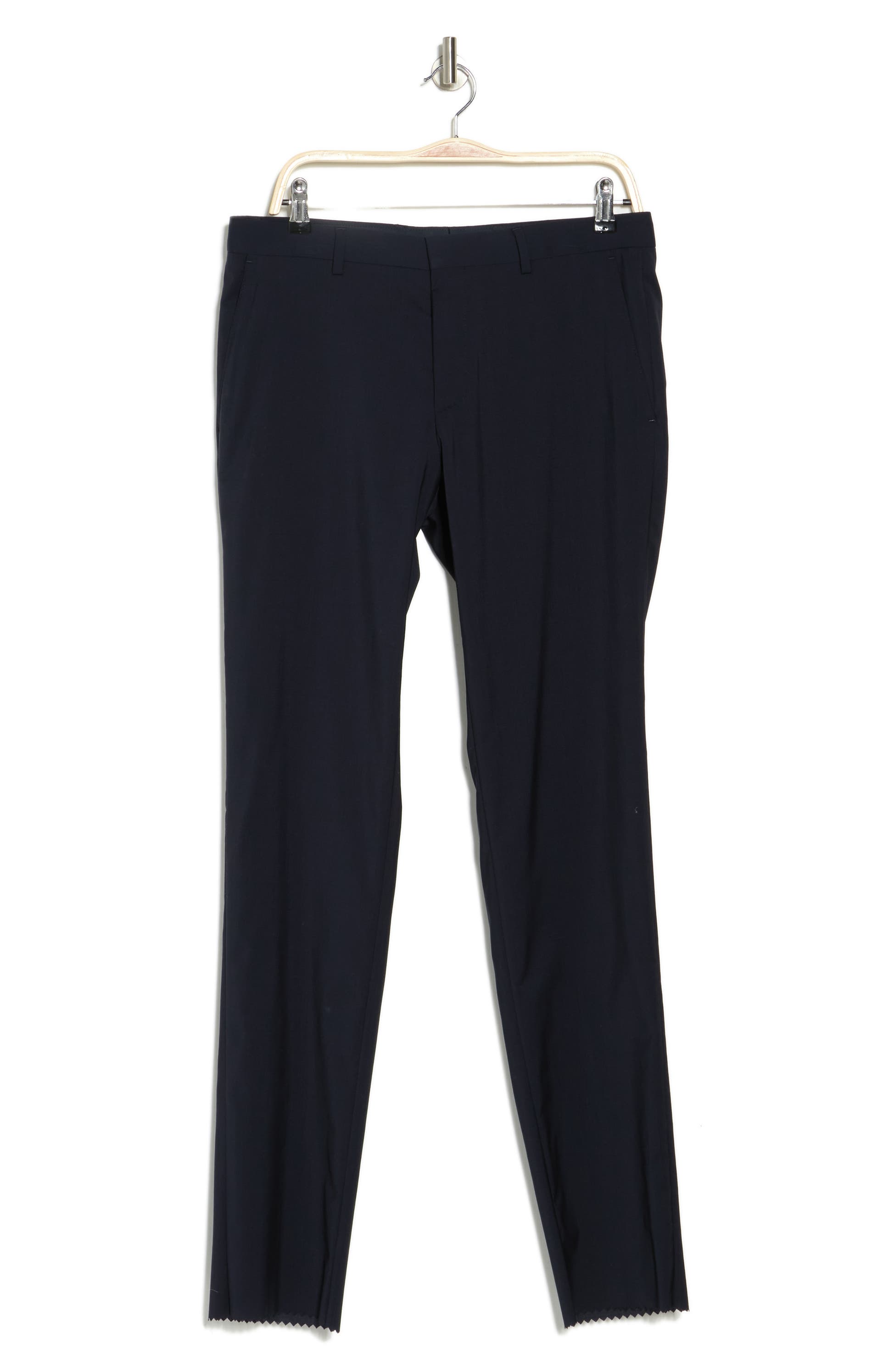 Genesis Solid Wool Trousers
