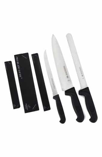 Soft Grip 3-Piece Stainless Steel Knife Set