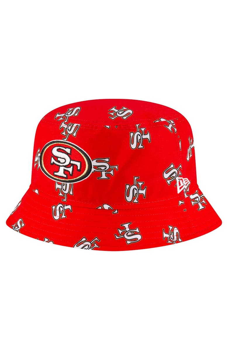 New Era Men's New Era Scarlet San Francisco 49ers City Originals Bucket Hat, Main, color, 