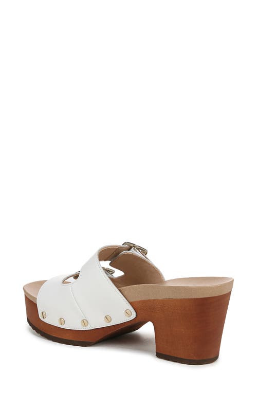 Dr. Scholl's Women's Original Vibe Slide Platform Sandals In White