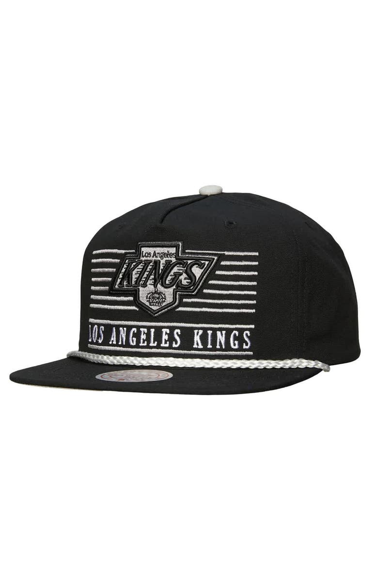 Mitchell & Ness Men's Mitchell & Ness Black Los Angeles Kings Ascend Deadstock Snapback Hat, Main, color, Black