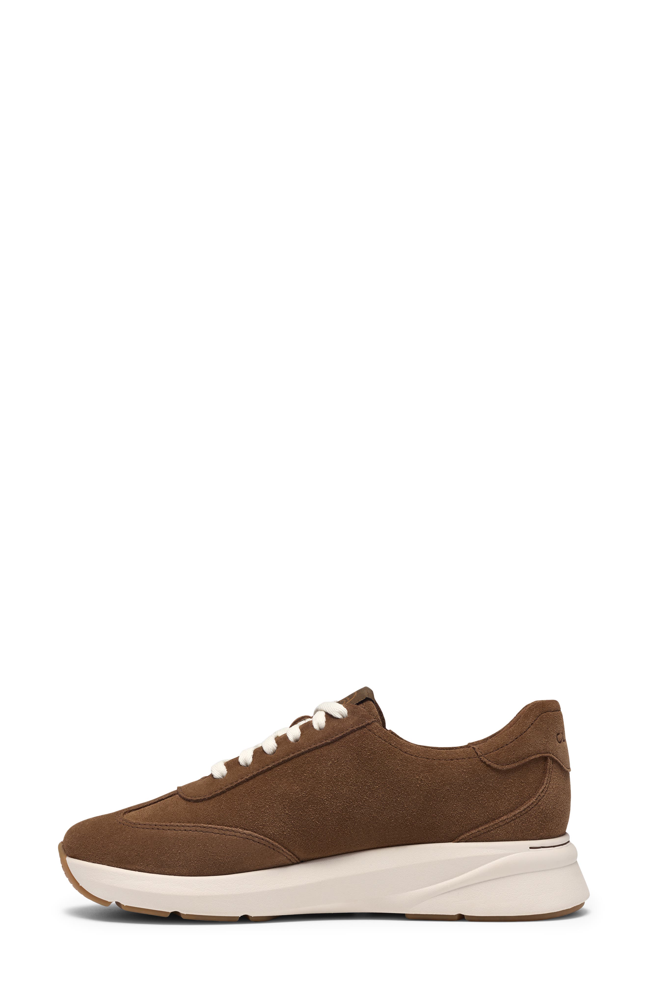 Code R Run Sneaker, Alternate, color, DARK TAN SUEDE
