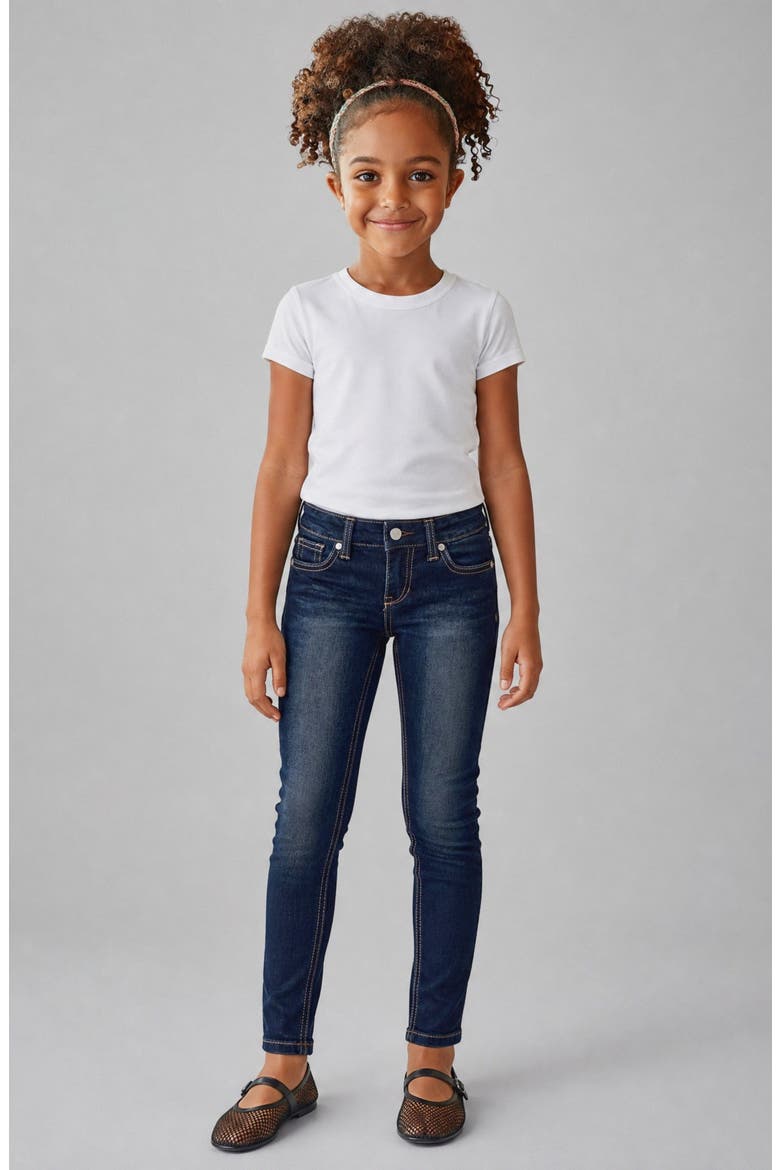 The Icon Ankle Skinny Jeans, Alternate, color, DARK WASH